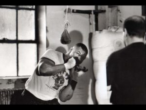 Mike Tyson using the slip bag