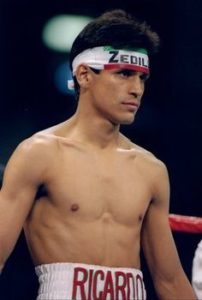 Mexico's Ricardo Lopez in the boxing ring