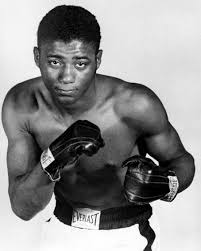 Floyd Patterson strikes a fighting pose