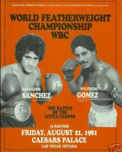 Salvador Sanchez vs Wilfredo Gomez Poster