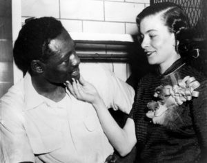 Ezzard Charles with his wife