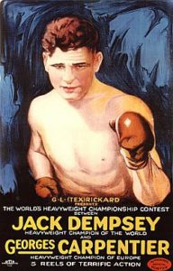 Jack Dempsey fight poster