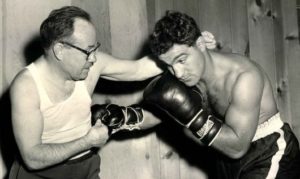 Rocky Marciano and Charlie Goldman
