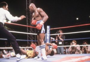 Marvin eventually struck down Hearns by the third rd.
