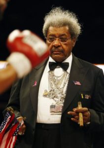 Don King in the ring
